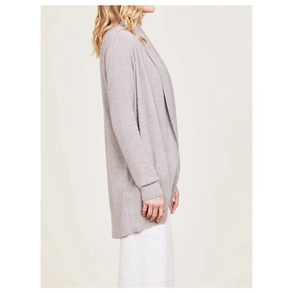 Barefoot Dreams CozyChic Lounge Cardigan Beach Rock XL NWOT - Picture 2 of 10